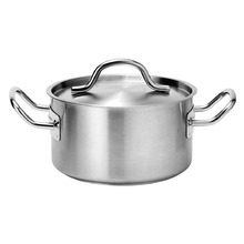 Chef Inox Force Low Stock Pot with Lid