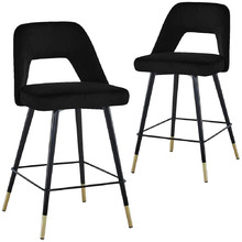 64cm Jacinta Velvet Barstools (Set of 2)