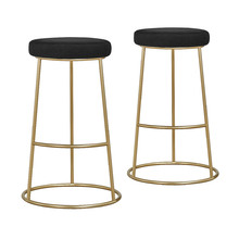 64cm Bellatrix Velvet Barstools (Set of 2)