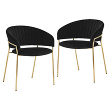 Amaltheia Velvet Dining Chairs (Set of 2)