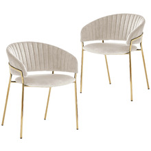 Amaltheia Velvet Dining Chairs (Set of 2)