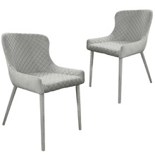 Alliana Velvet Dining Chairs (Set of 2)