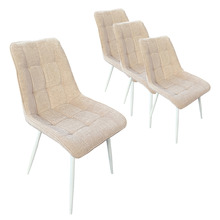 Beige Caesar Dining Chairs (Set of 4)