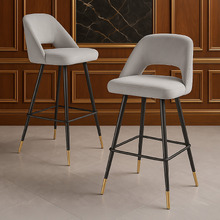 64cm Jacinta Velvet Barstools (Set of 2)