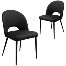 Miranda Faux Leather Dining Chairs (Set of 2)