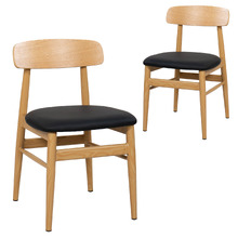 Kim Faux Leather Dining Chairs (Set of 2)
