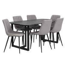 6 Seater Enya Dining Table & Chair Set