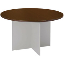 Meeting Table Top and Cross Base in Wenge / Silver