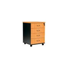 Logan 4 Drawer Mobile Pedestal