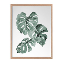 Zulu Monstera Framed Printed Wall Art