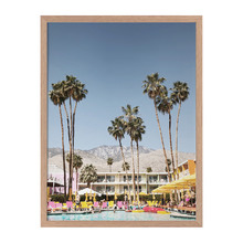 Poolside At The Saguaro Framed Printed Wall Art