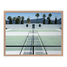 Down To The Tennis Court Framed Printed Wall Art