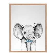 Errol Elephant Framed Printed Wall Art