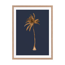 Golden Palm IV Framed Printed Wall Art