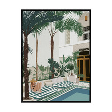 Vacationing Veronica Canvas Wall Art