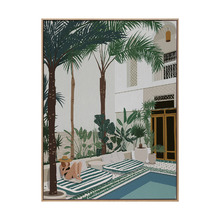 Vacationing Veronica Canvas Wall Art
