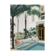 Vacationing Veronica Canvas Wall Art