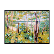 Through the Trees Canvas Wall Art