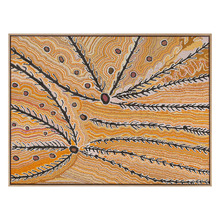 Wakirlpirri Jukurrpa Ochre Canvas Wall Art