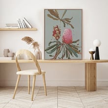 Sage Banksia Canvas Wall Art
