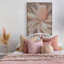 Peach Banskia Canvas Wall Art