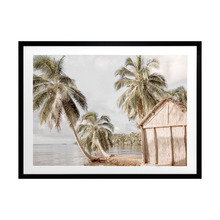 Hut by the Sea Printed Wall Art
