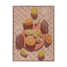 Slice of Orange Printed Wall Art