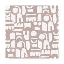 Soft Brown Colliding Peel & Stick Wall Mural