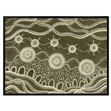 Murriyang Green Printed Wall Art