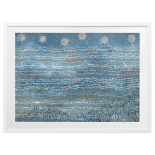 Wubunginya Blue Printed Wall Art
