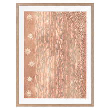 Wubunginya Peach Printed Wall Art