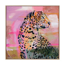 Reminiscent Bright Pink Printed Wall Art