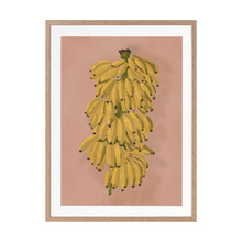 Platano II Pink Printed Wall Art