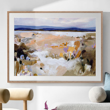 Ochre & Purple Cederberg Printed Wall Art