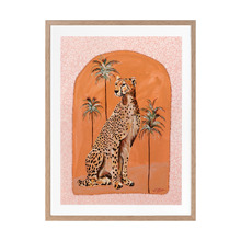 Orange Thinking of You Printed Wall Art