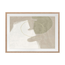 Light Green Nonchalant Printed Wall Art