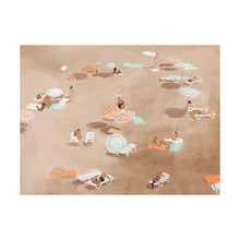 Cool Brown Under the Sun Printed Wall Art