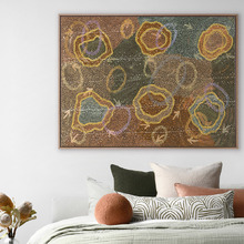 Multi-Coloured Yankirri Jukurrpa III Printed Wall Art