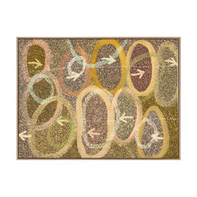 Multi-Coloured Yankirri Jukurrpa IV Printed Wall Art