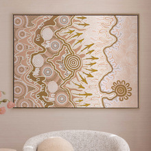 Blush Pink Birrbay Connection Printed Wall Art