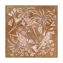 Fluttering in Florals Framed Canvas Wall Art