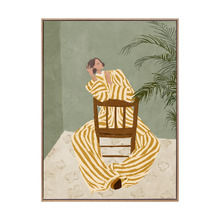Thessy Framed Canvas Wall Art