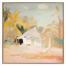 The Beach Hut I Canvas Wall Art