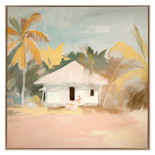 The Beach Hut II Canvas Wall Art
