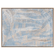 Light Blue Dhala-Bu-Nya Canvas Wall Art