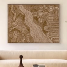 Brown Bila IV Canvas Wall Art