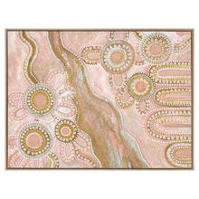 Blush Pink Bila III Canvas Wall Art