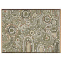 Green Yinaagang Canvas Wall Art