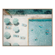 Bondi Bathers Club Canvas Wall Art