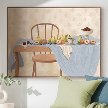 The Quiet Table Canvas Wall Art